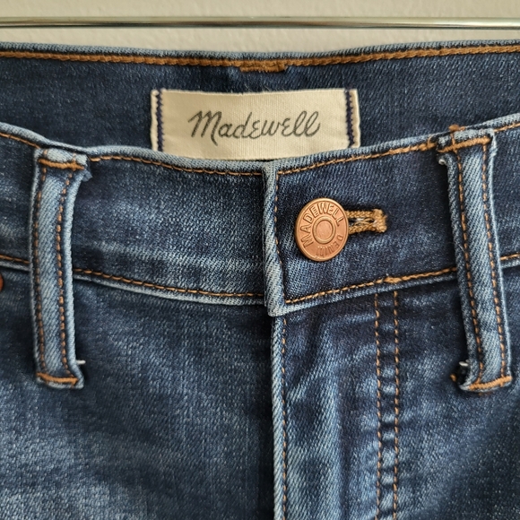 Madewell Skinny 10" High Rise Skinny Ladies Jeans Button Zipper Size 29 - Picture 4 of 10